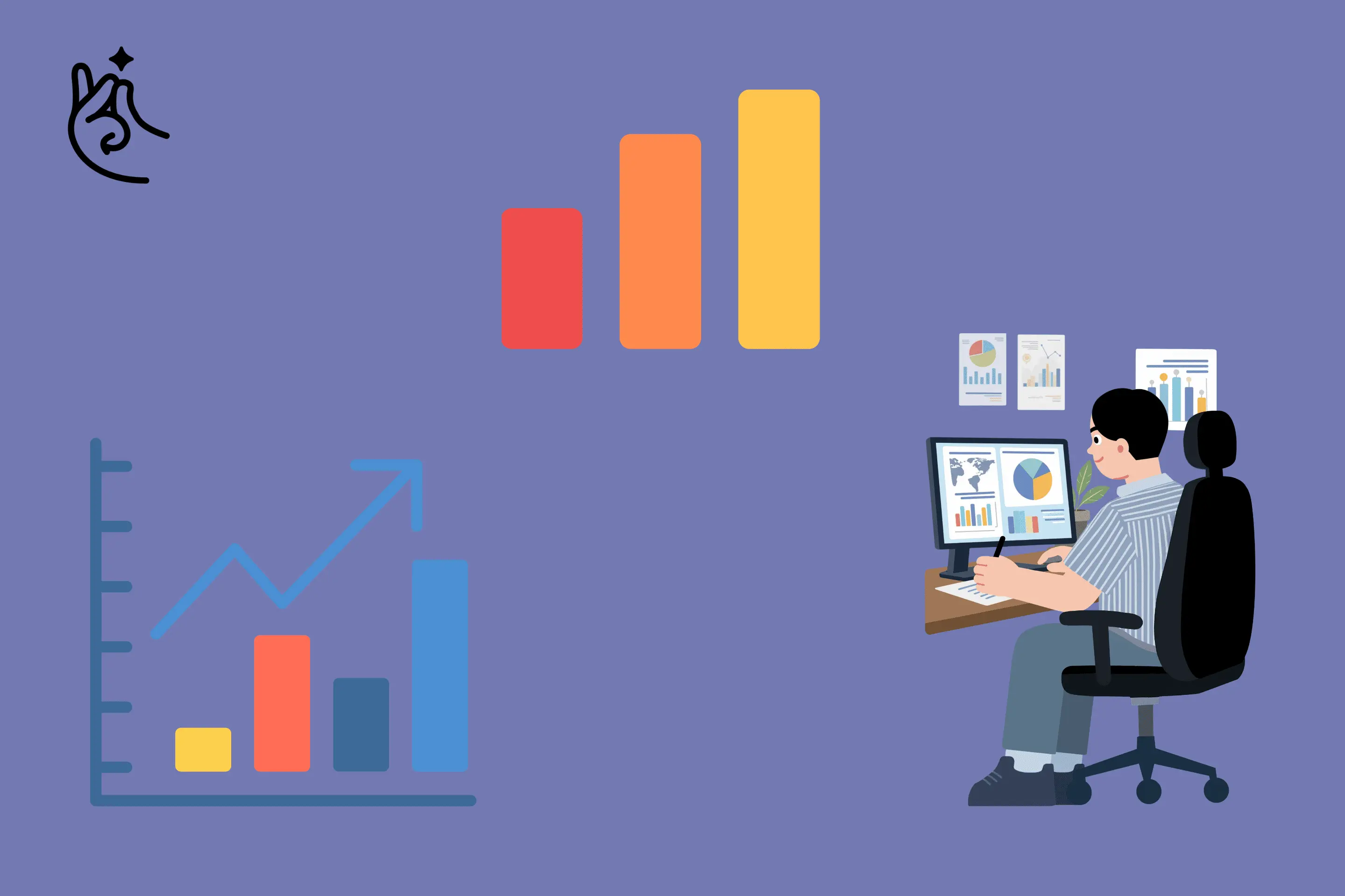 HaiSnap AI chart generator with bar, line, and pie chart visuals