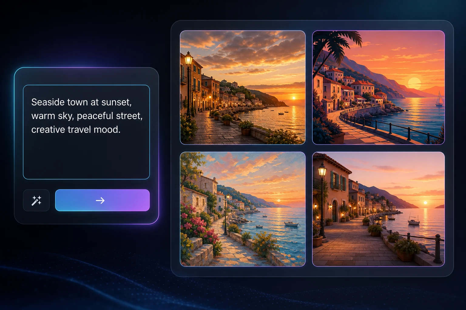 HaiSnap AI image maker ready-made style options